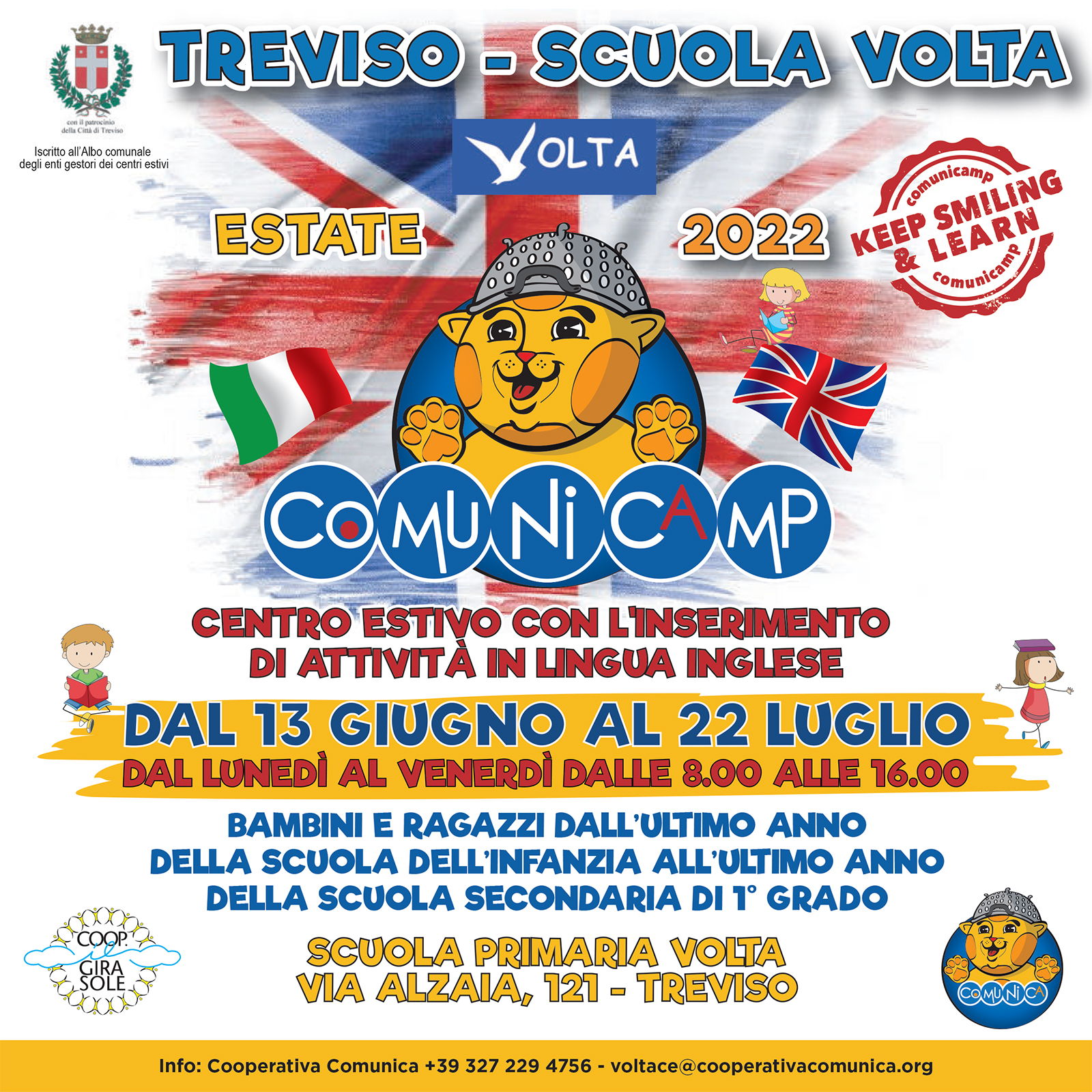 Flyer Treviso Volta ComuniCamp 2022 - 01